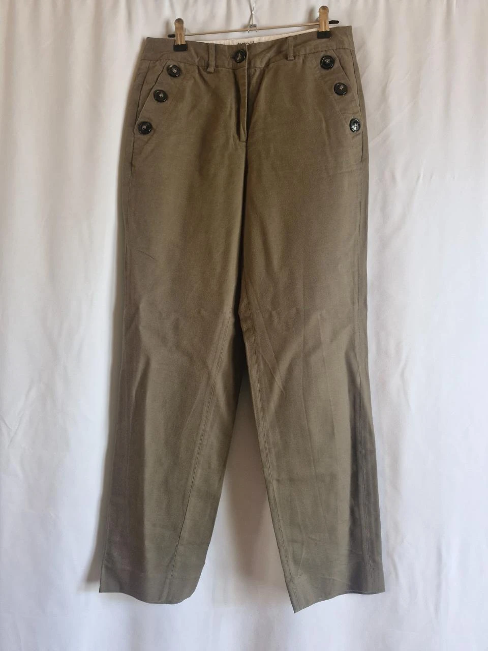 Pantalon femme - Kaki vert - Taille 34